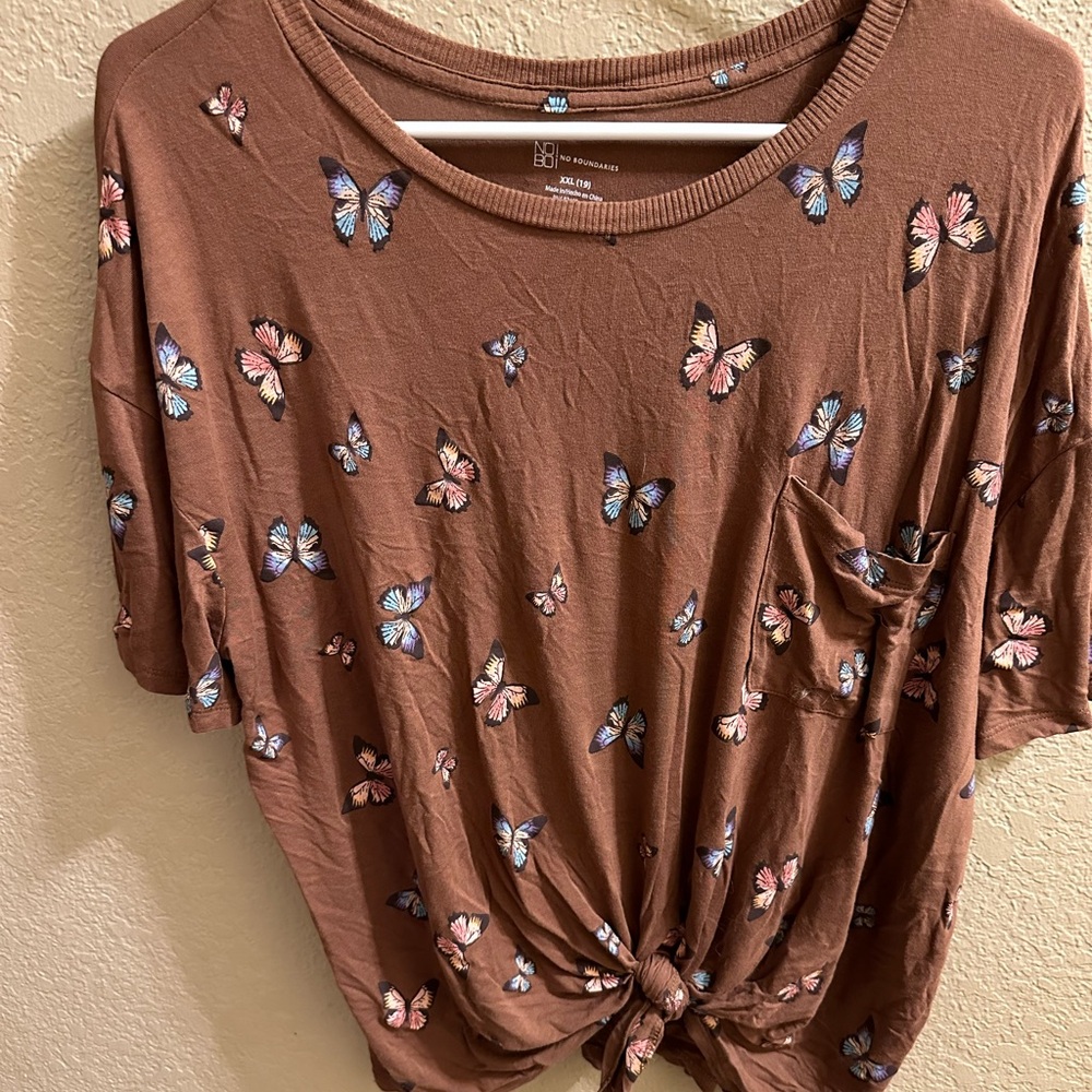 No Boundaries Butterfly shirt